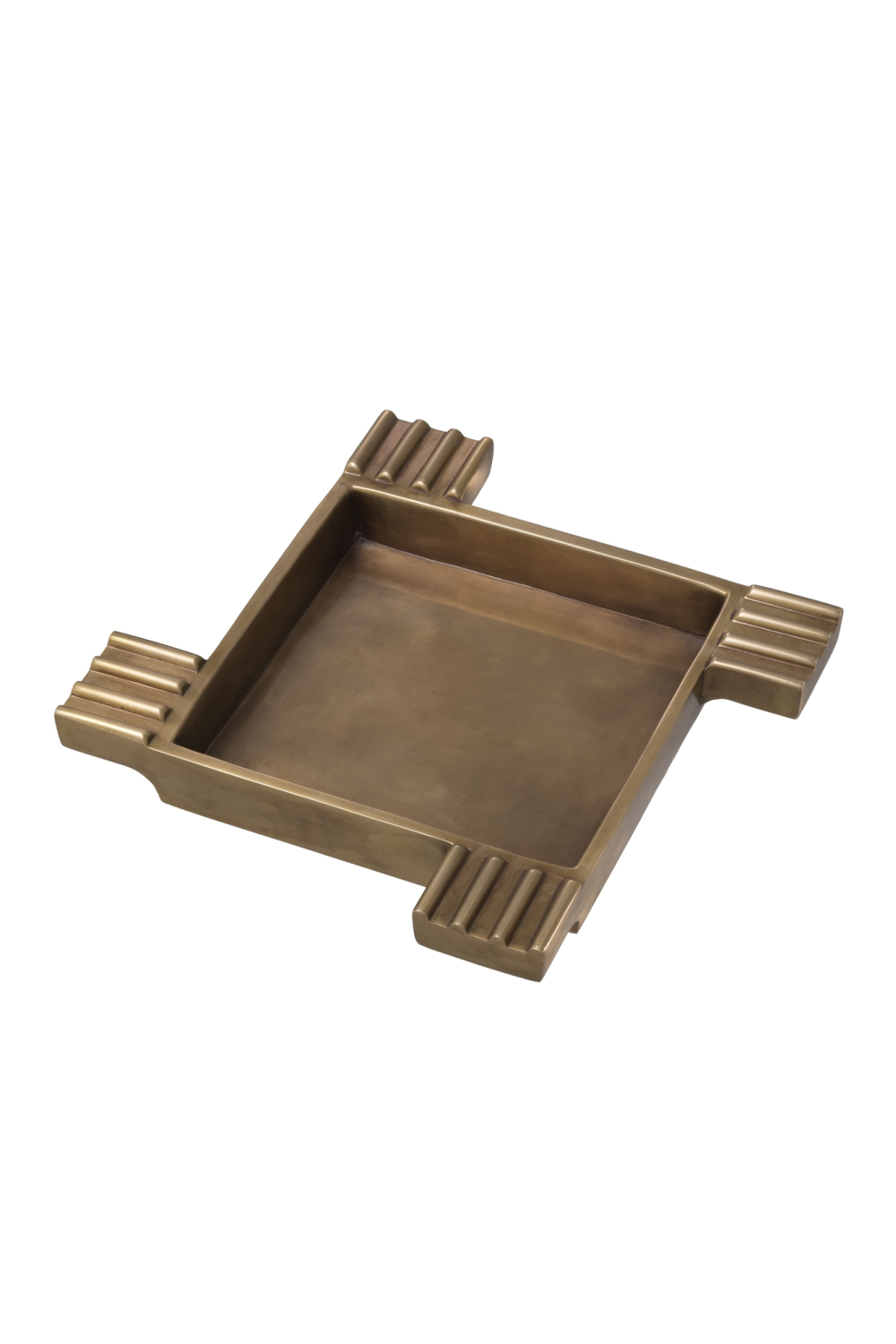Vintage Brass Square Bowl | Eichholtz Mack | OROA