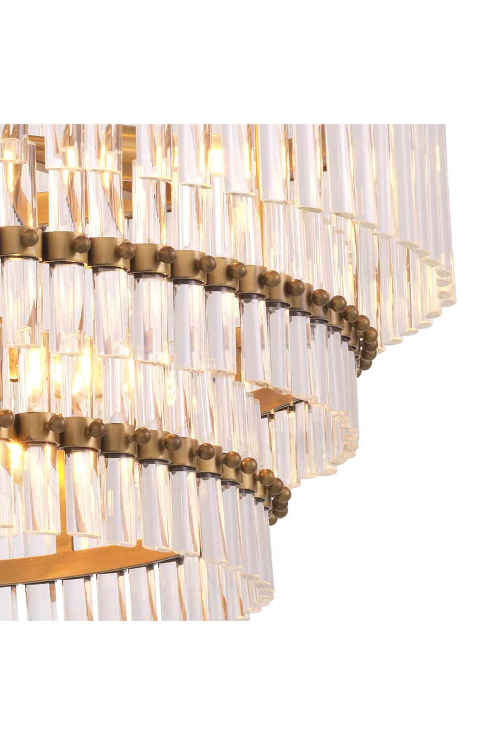 Tiered Glass Tubes Chandelier | Eichholtz Scottsdale | OROA TRADE