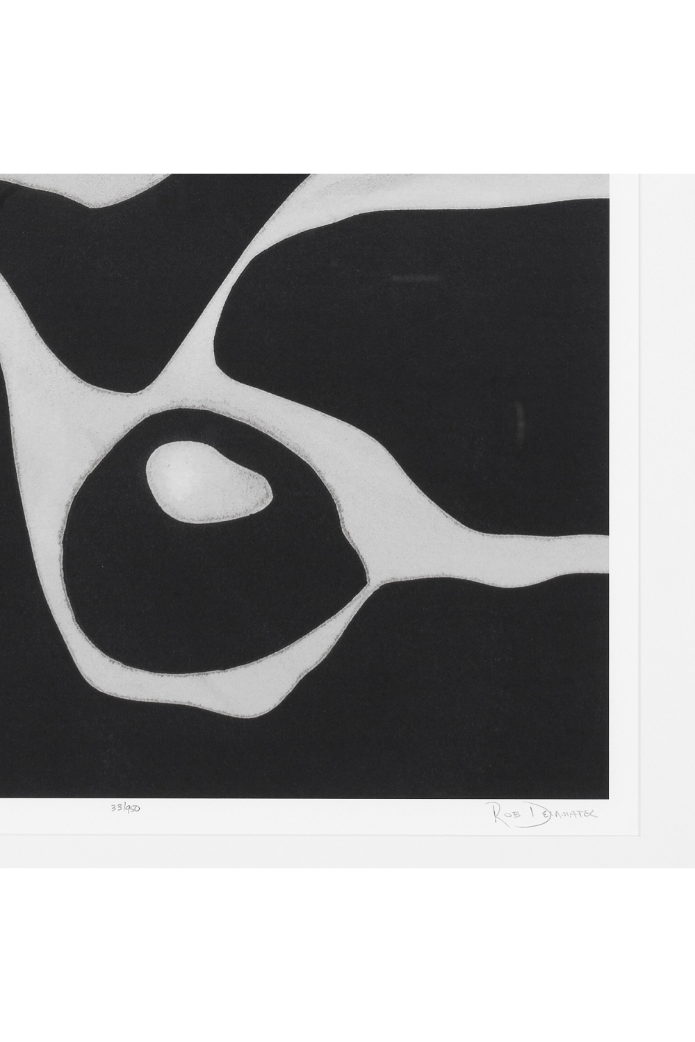 Abstract Monochrome Art Print| Eichholtz Litho: Tides in Sepia I