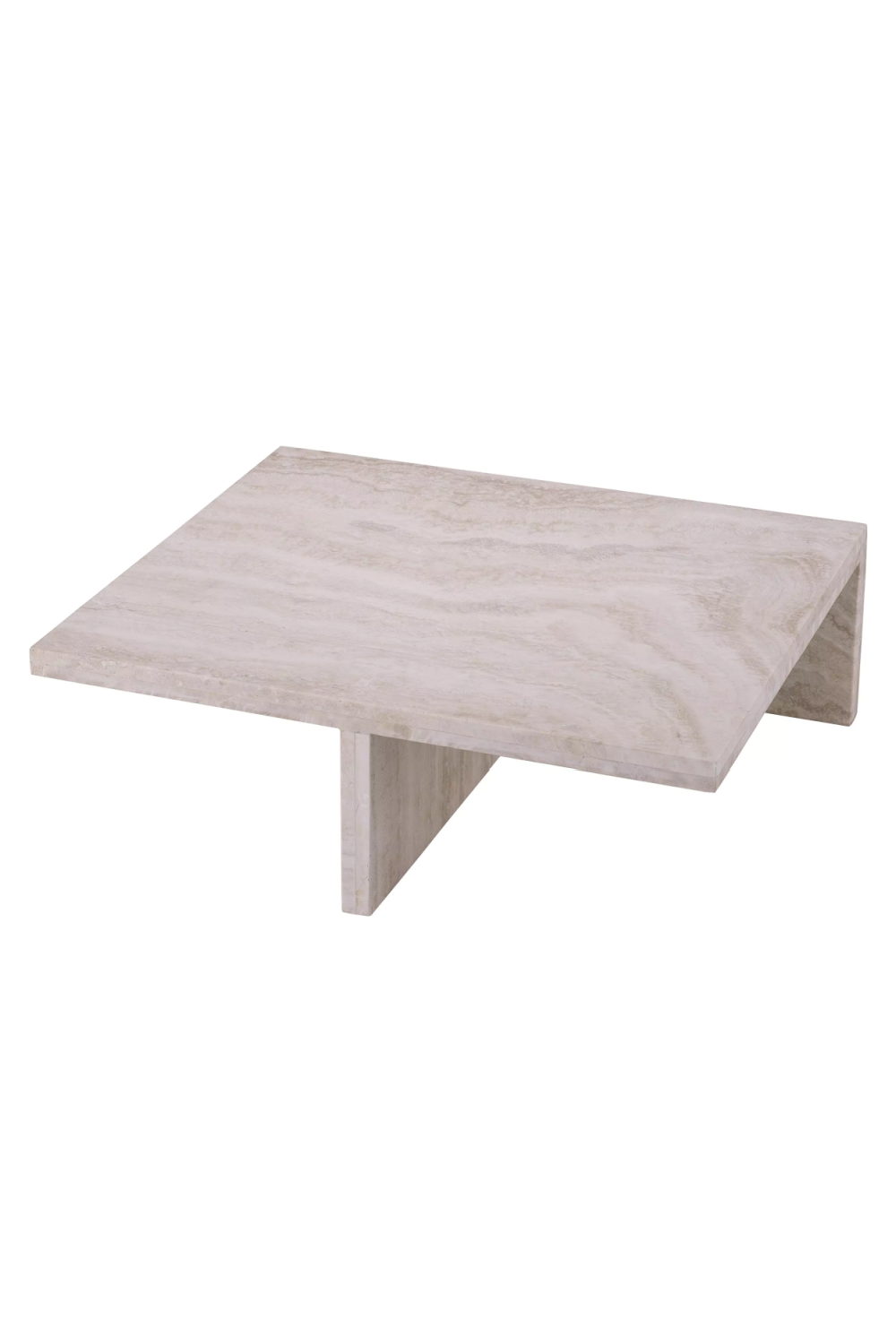Minimalist Travertine Coffee Table | Eichholtz Amara | Oroa.com