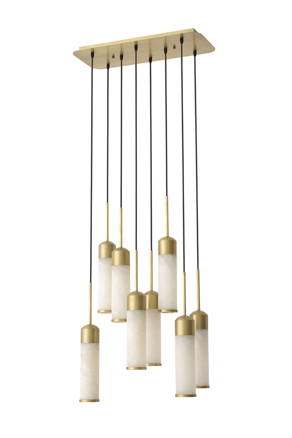 Tubular Alabaster Modern Chandelier | Eichholtz Eos | OROA