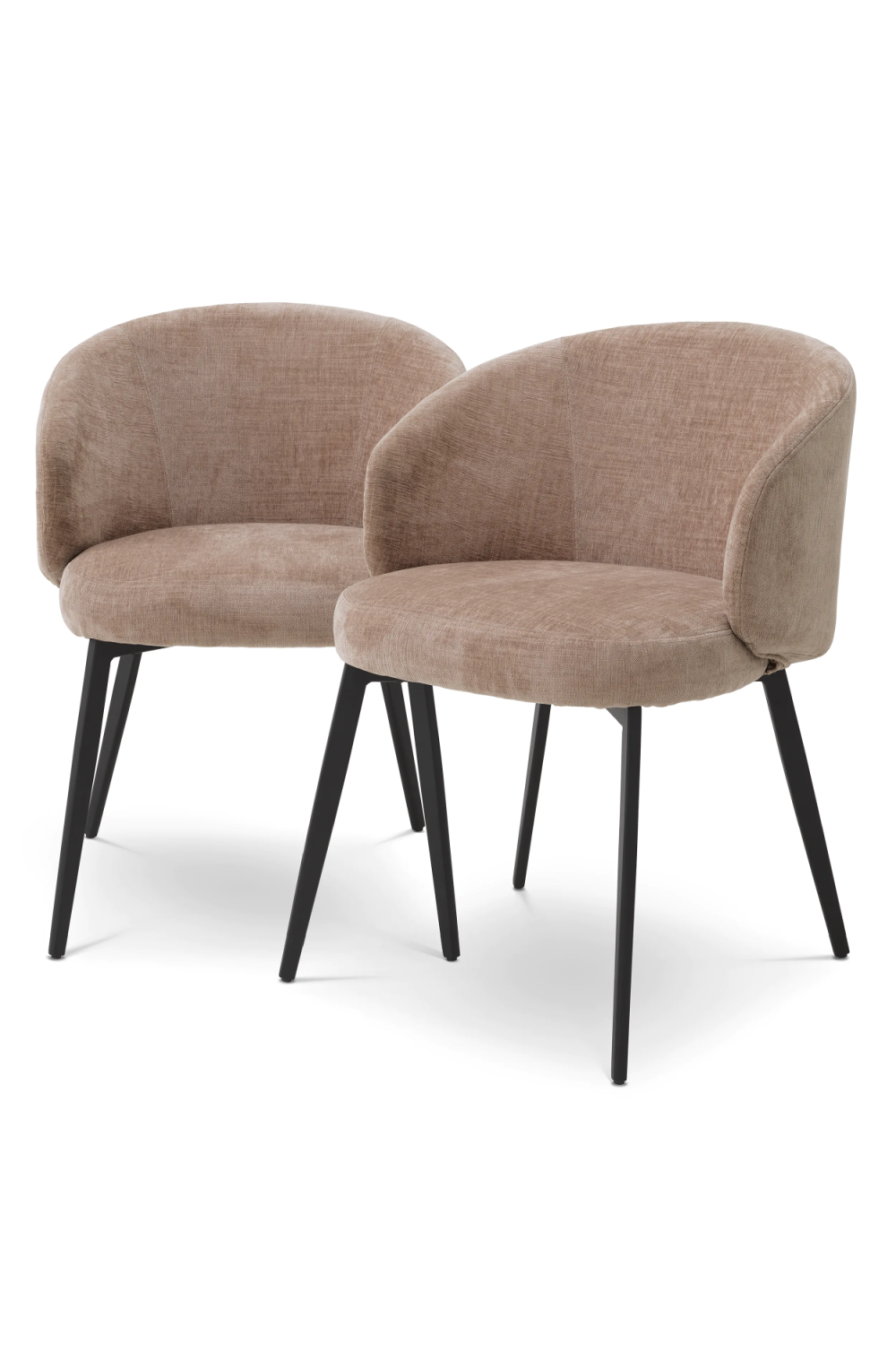 Fabric Dining Armchair Set 2 Eichholtz Lloyd OROA