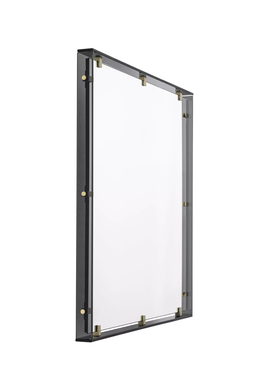Smoke Glass Framed Mirror | Eichholtz Verona | OROA.com