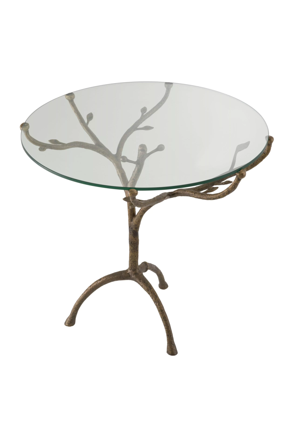Rustic Tripod Glass Centre Table | Eichholtz Christophe | OROA.com