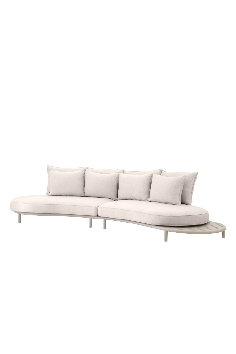 White Curved Outdoor Sofa | Eichholtz Laguno | Oroa.com