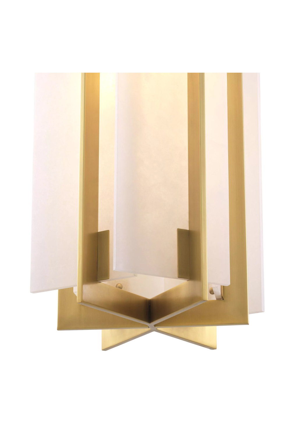 Gold with Alabaster Chandelier | Eichholtz Lugano | OROA