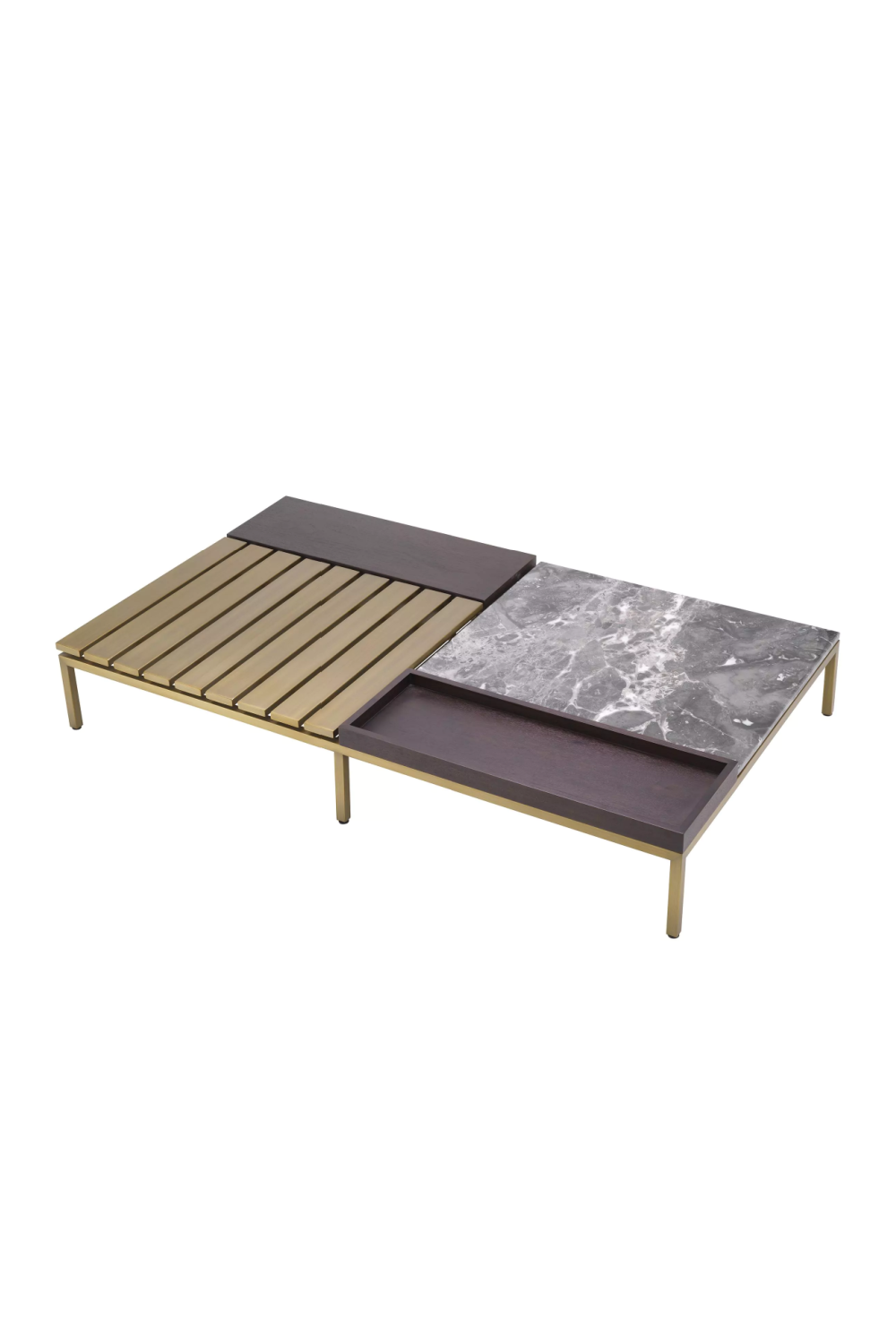 Marble And Brass Coffee Table | Eichholtz Forma | OROA.com