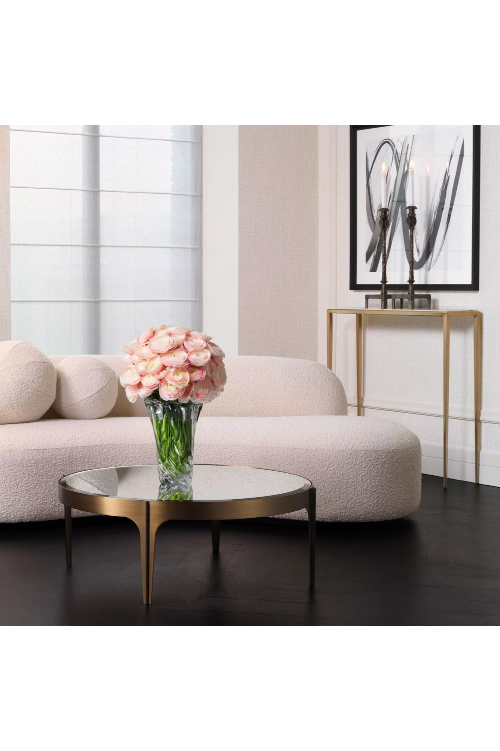 Mid-Century Modern Round Coffee Table | Eichholtz Artemisa | OROA.com