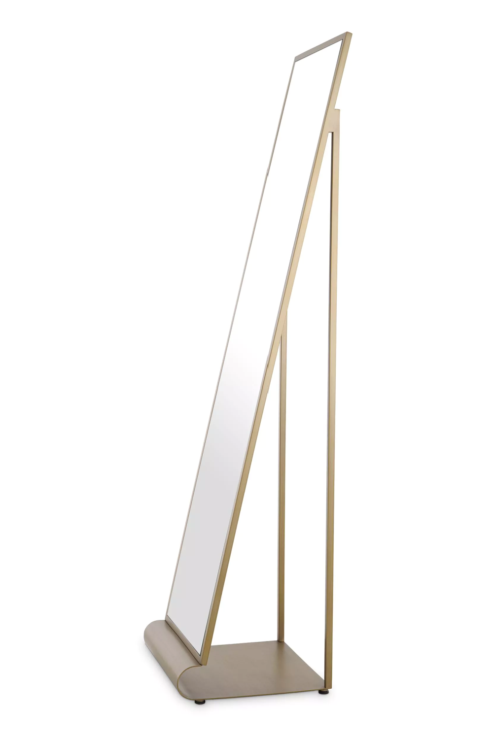 Rectangular Brass Floor Mirror | Eichholtz Panorama | Oroa.com