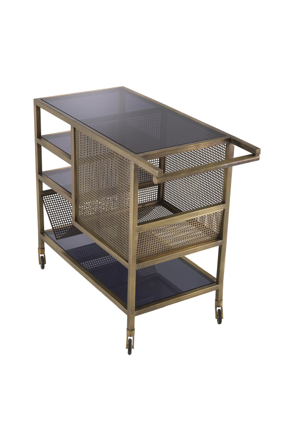 Vintage Brass Trolley | Eichholtz Sterling | Oroa.com