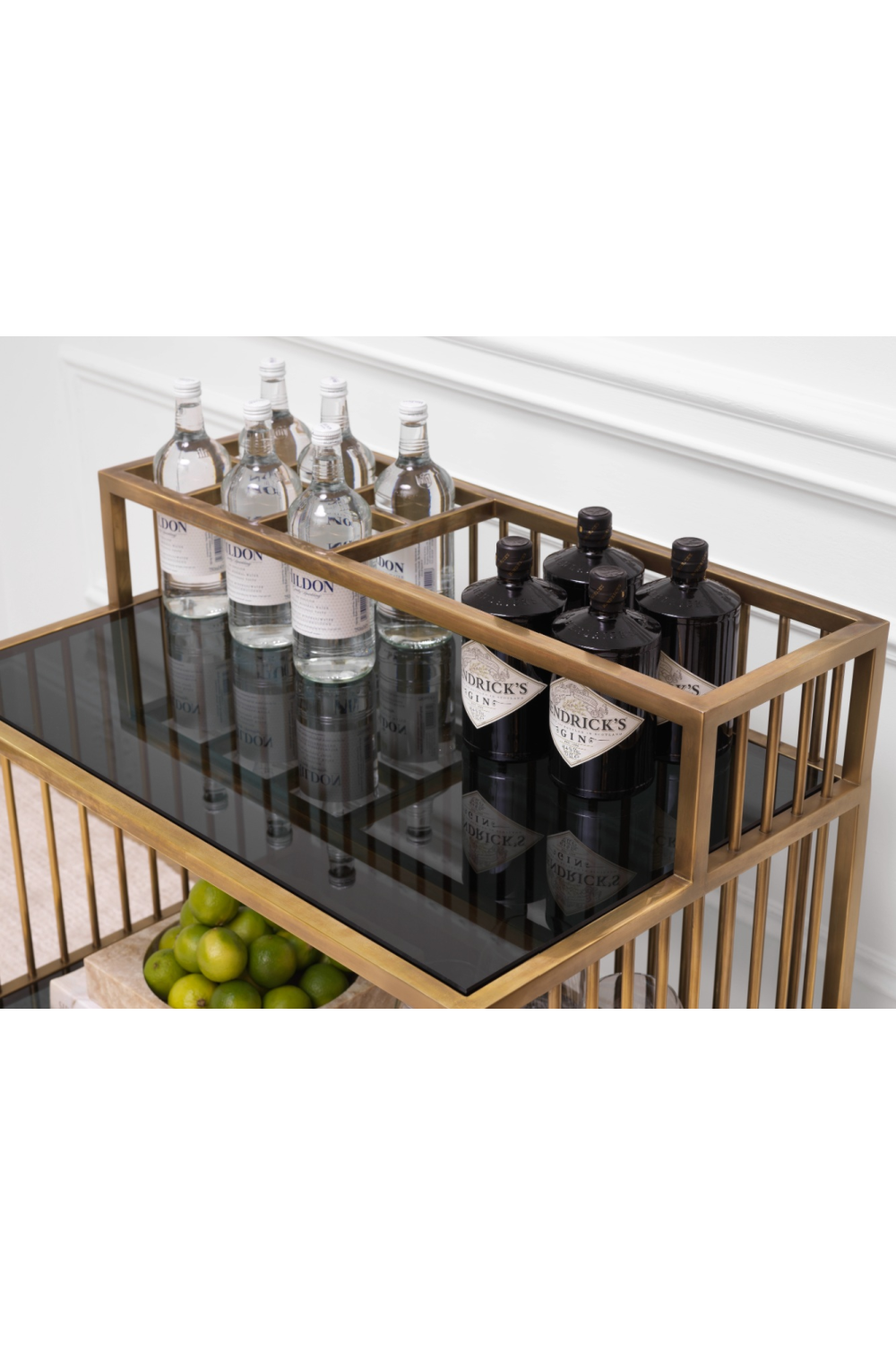 Vintage Brass Trolley | Eichholtz Sterling | Oroa.com