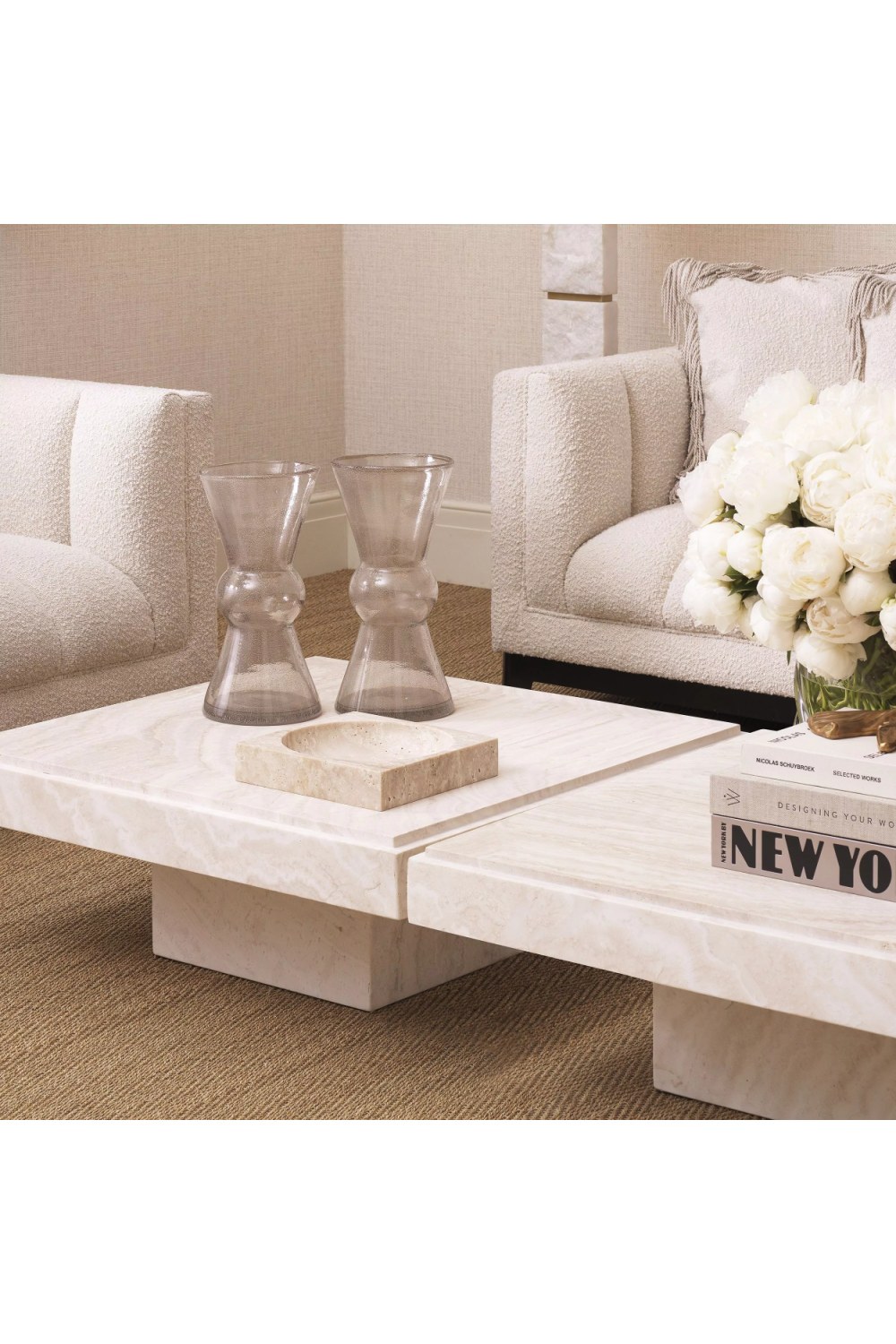 Sculptural Glass Vase | Eichholtz Axa | Oroa.com