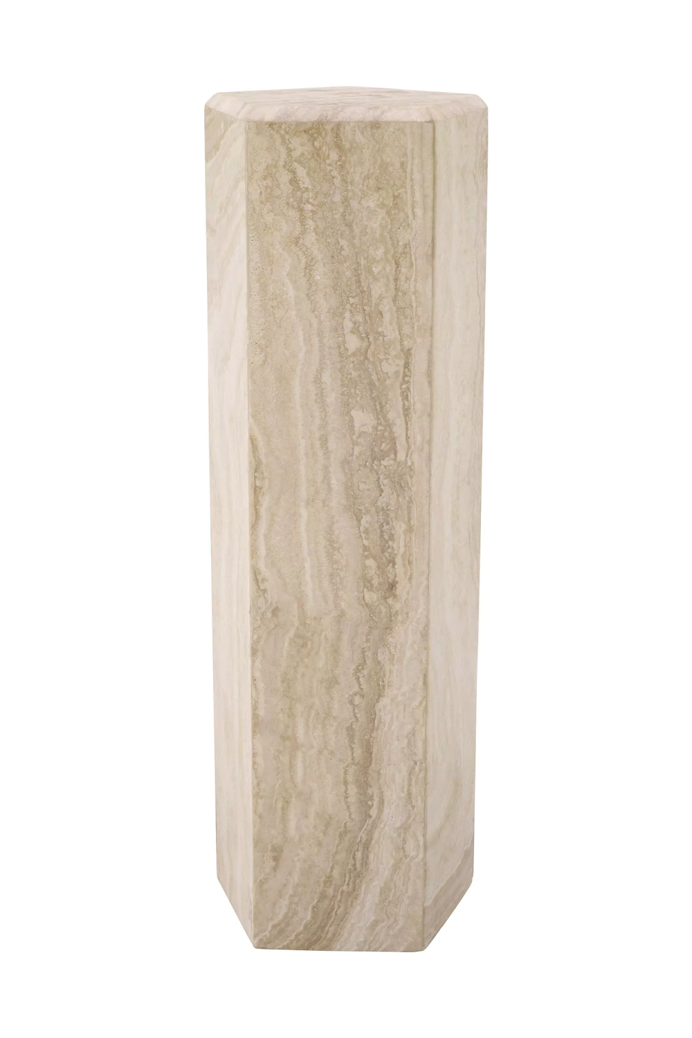 Hexagonal Travertine Column | Eichholtz Cuneo | Oroa.com