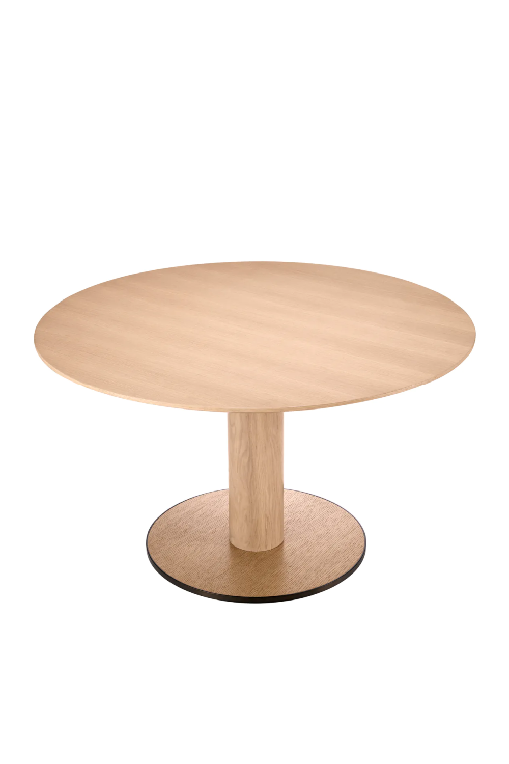 Round Oak Pedestal Dining Table | Eichholtz Astro | Oroa.com
