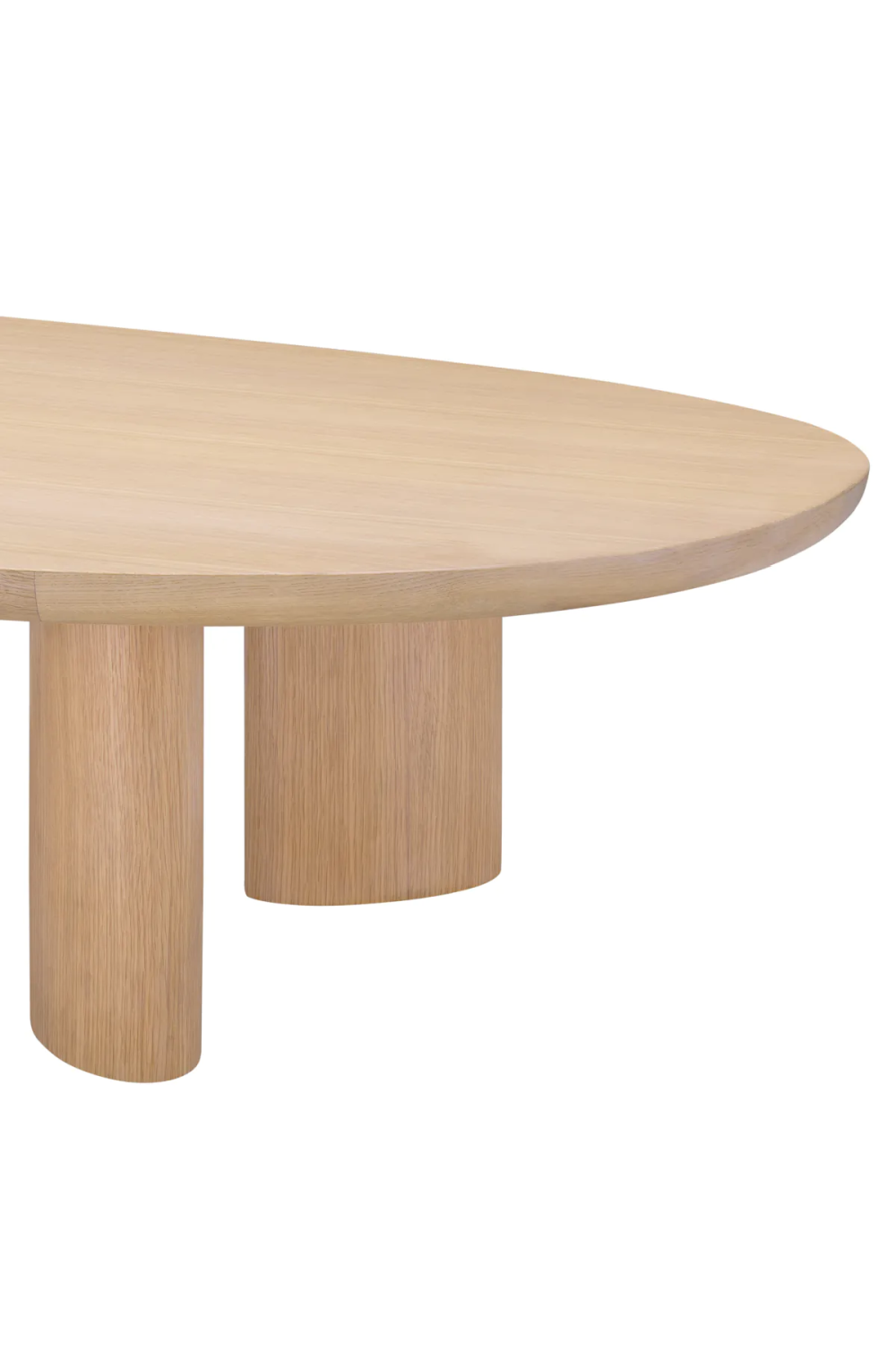 Scandi Oak Oval Coffee Table | Eichholtz Lindner | Oroa.com