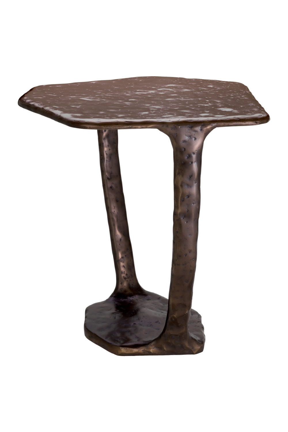 Organic Shaped Bronze Side Table | Eichholtz Tigra | Oroa.com
