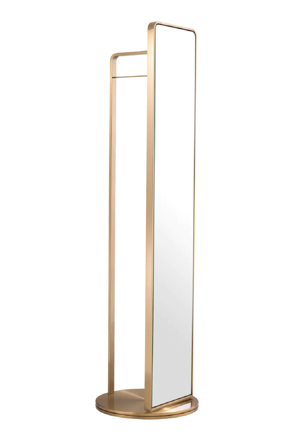 Rotating Floor Mirror with Coatrack | Eichholtz Novo | Oroa.com