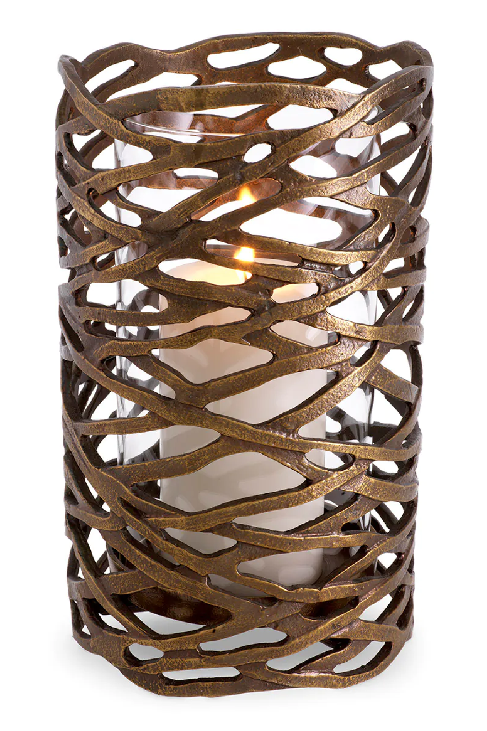 Vintage Brass Hurricane | Eichholtz Lanai | Oroa.com