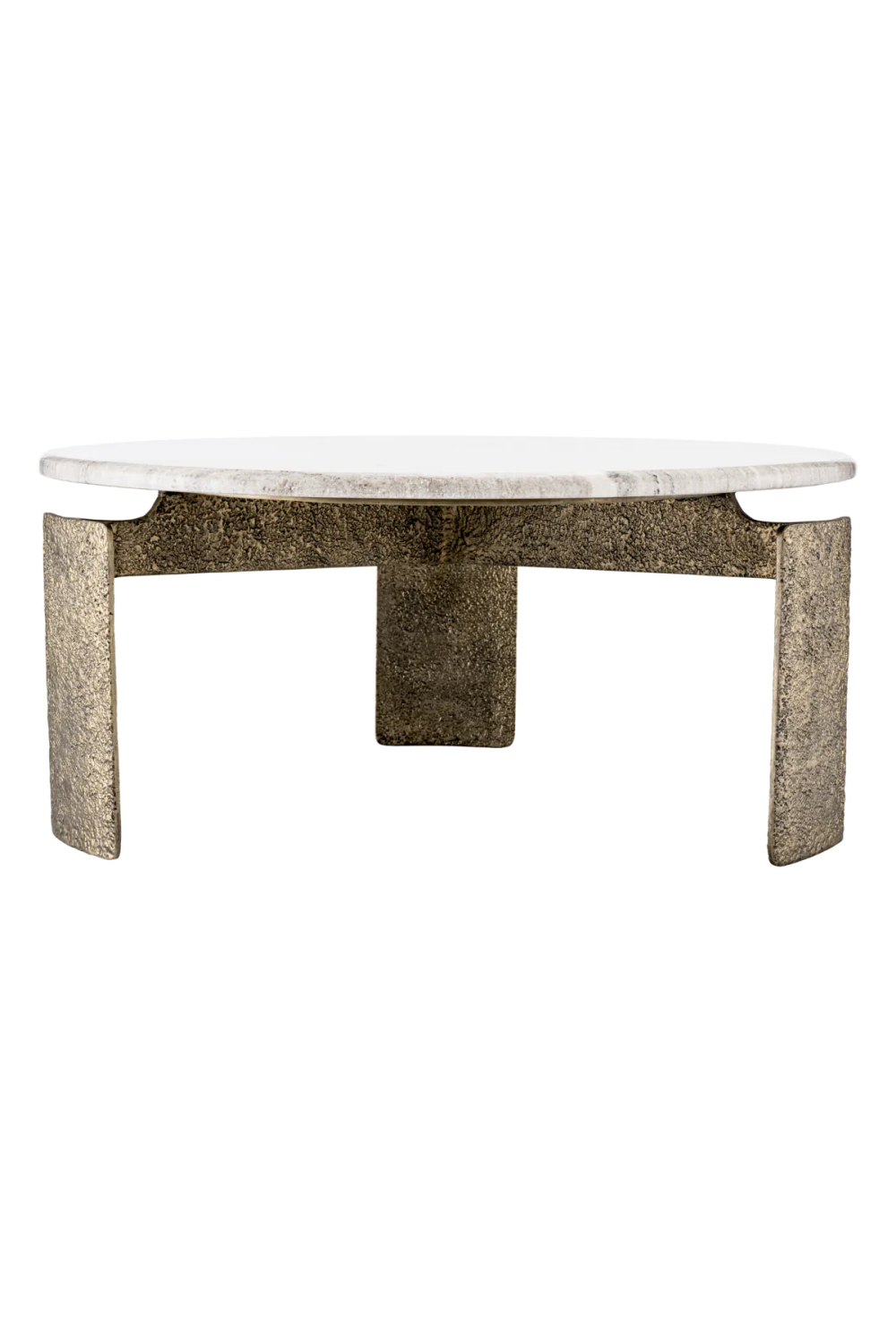 Round Beige Marble Coffee Table | Eichholtz Bodega | Oroa .com