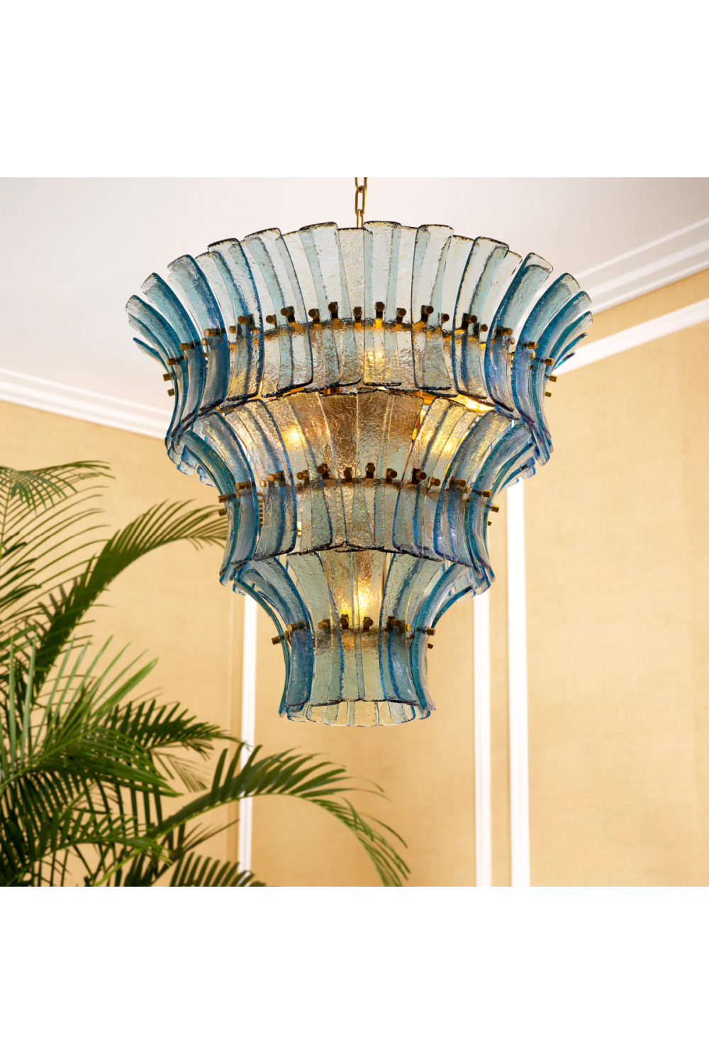 Glass Tiered Chandelier | Eichholtz Toscano | Oroa.com