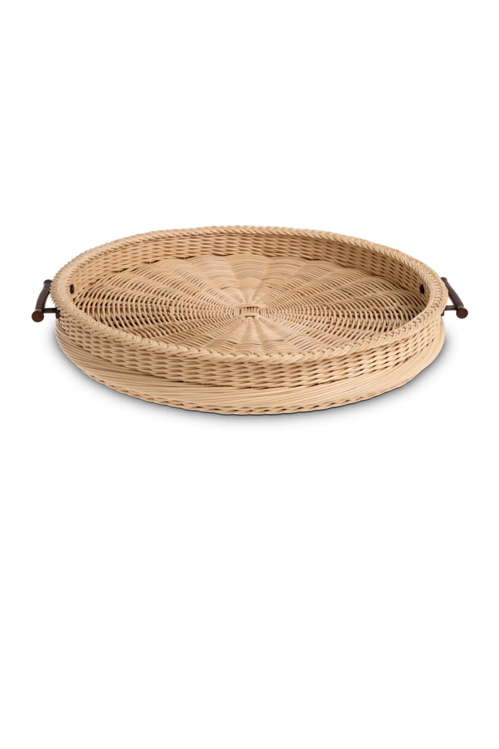 Natural Rattan Round Tray | Eichholtz Vimini | Oroa.com