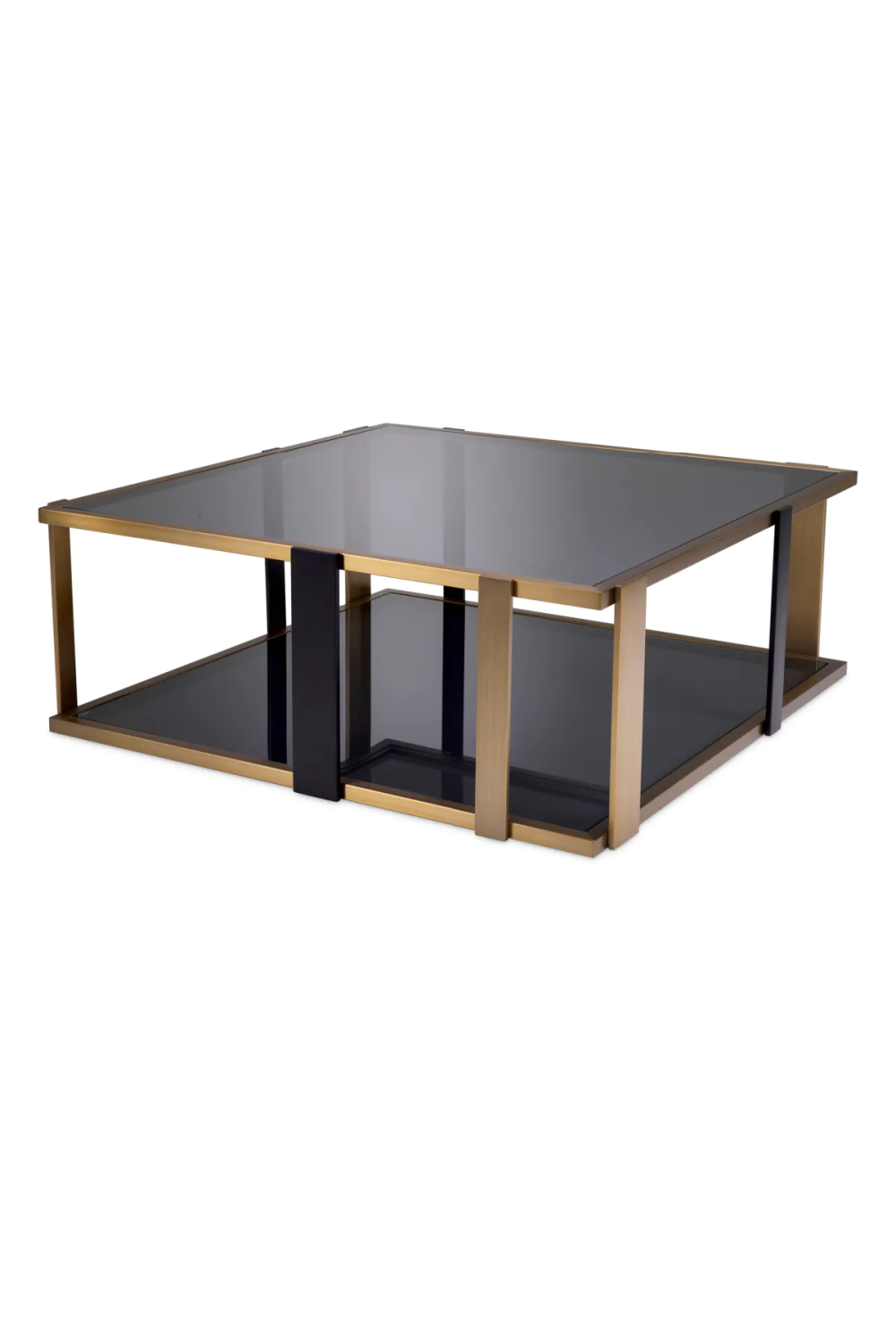 Square Black Glass Coffee Table | Eichholtz Clio | Oroa.com