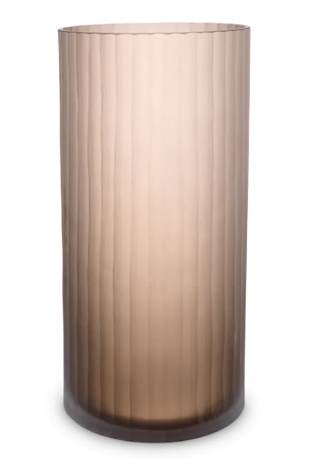 Brown Frosted Glass Vase | Eichholtz Haight | Oroa.com