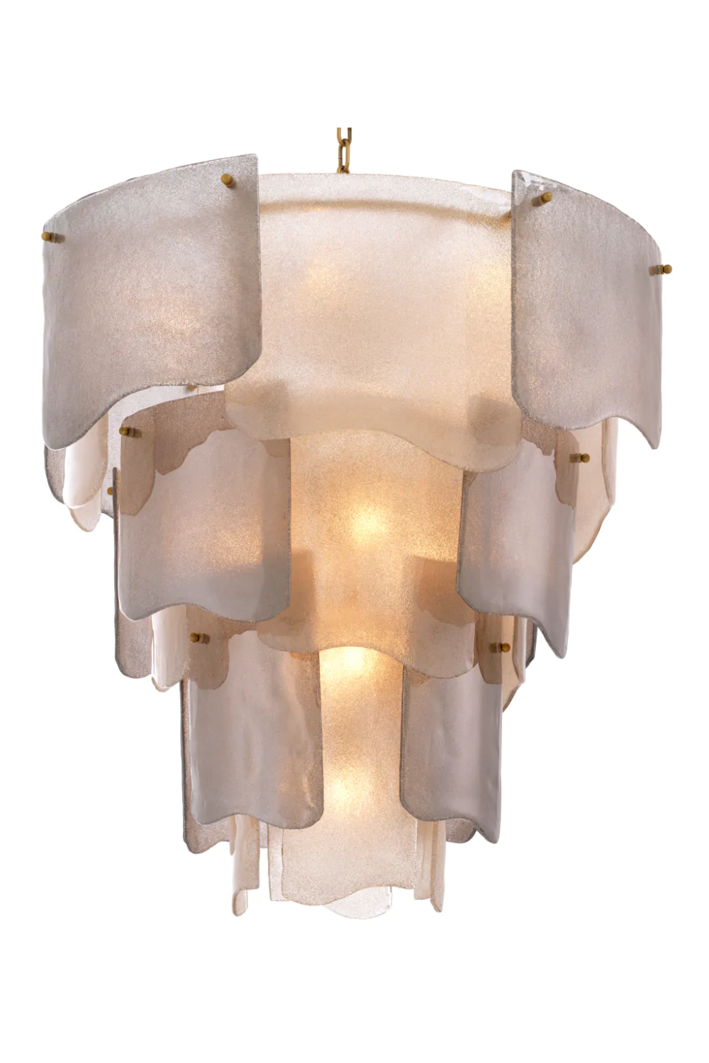Tiered Glass Modern Chandelier | Eichholtz Asinara | Oroa.com