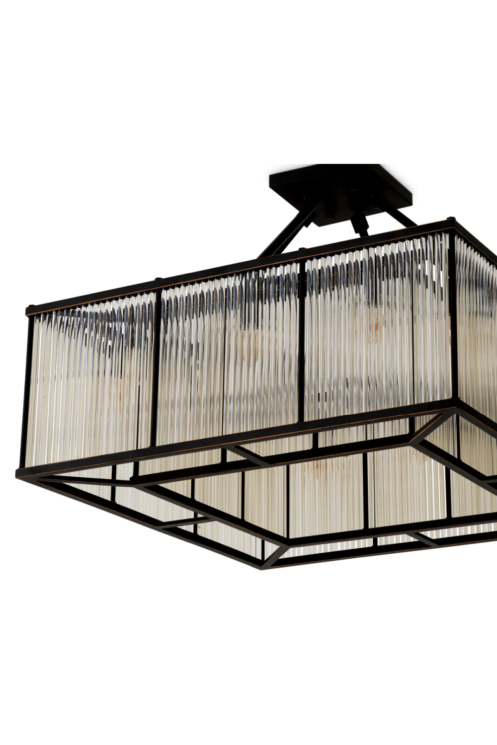 Vintage Glass Rods Ceiling Lamp | Eichholtz Bernardi | Oroa.com
