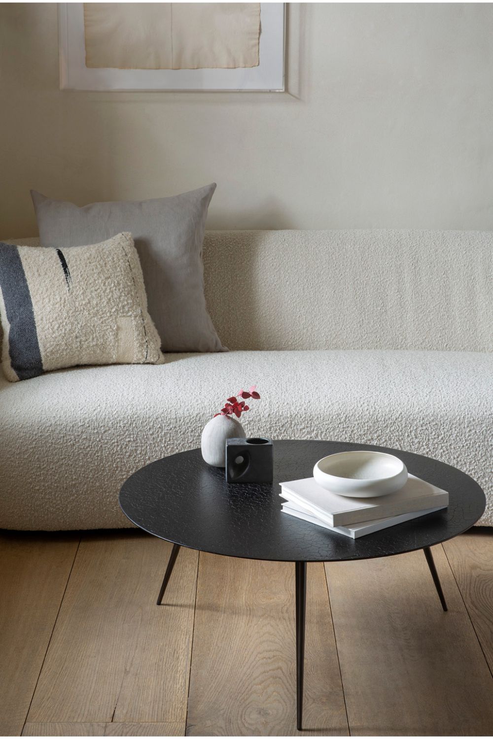 Round Coffee Table | Ethnicraft Luna | OROA.COM