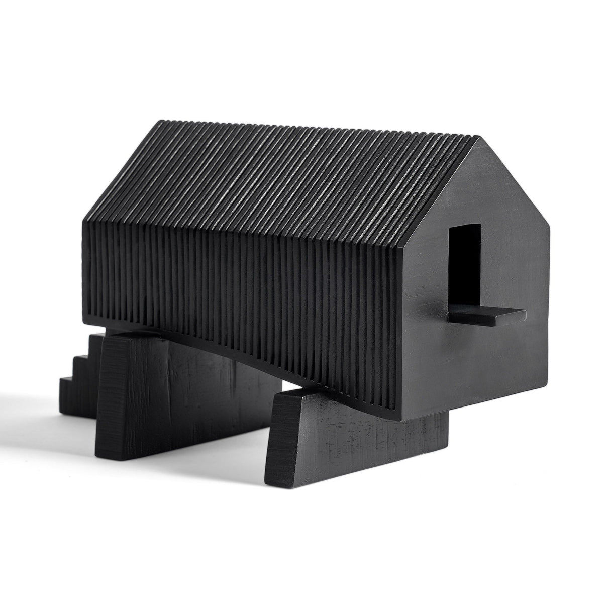 Black Mahogany Deco Object | Ethnicraft Stilt House | OROA.COM