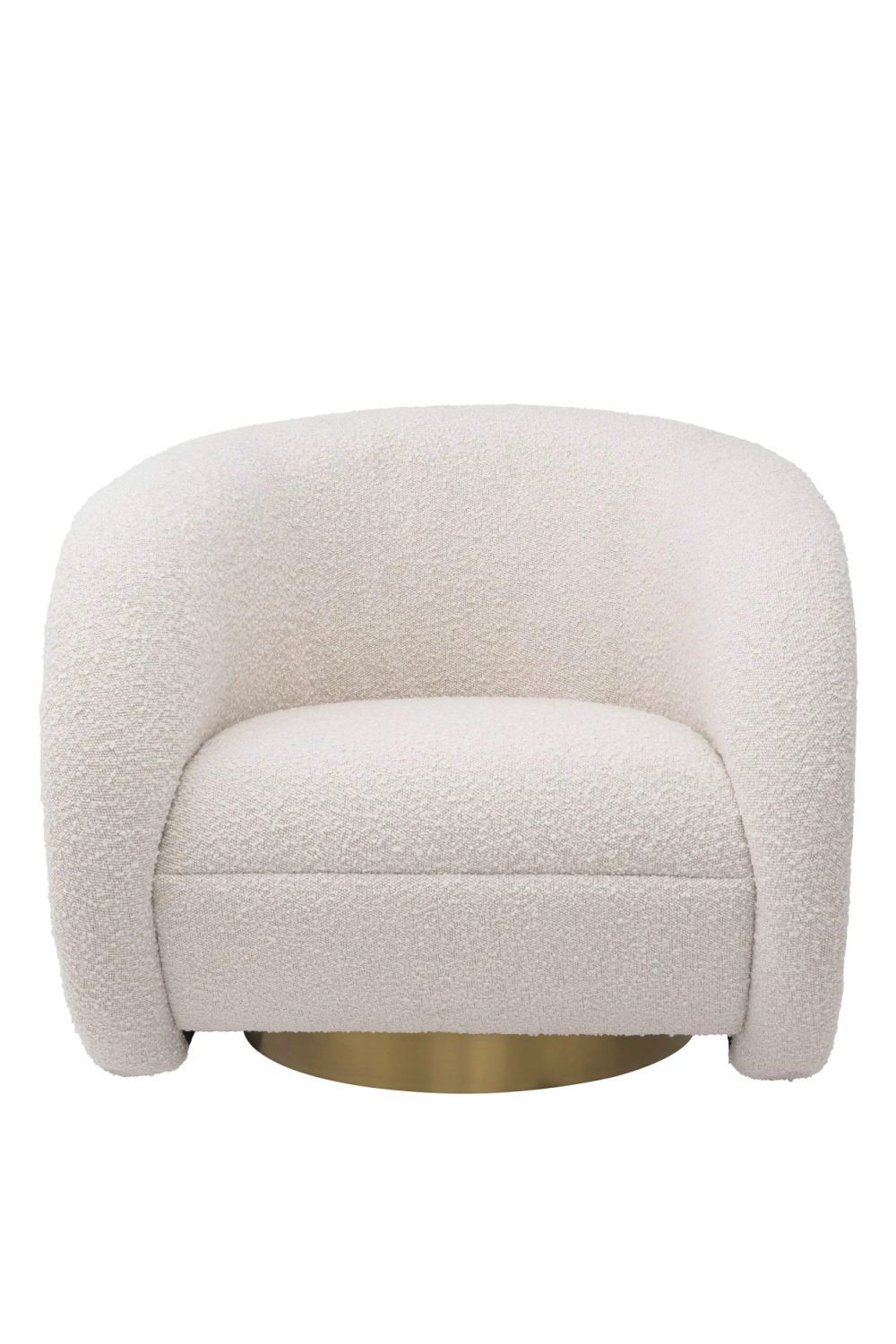Cream Bouclé Swivel Chair | Eichholtz Cristo | Oroa.com
