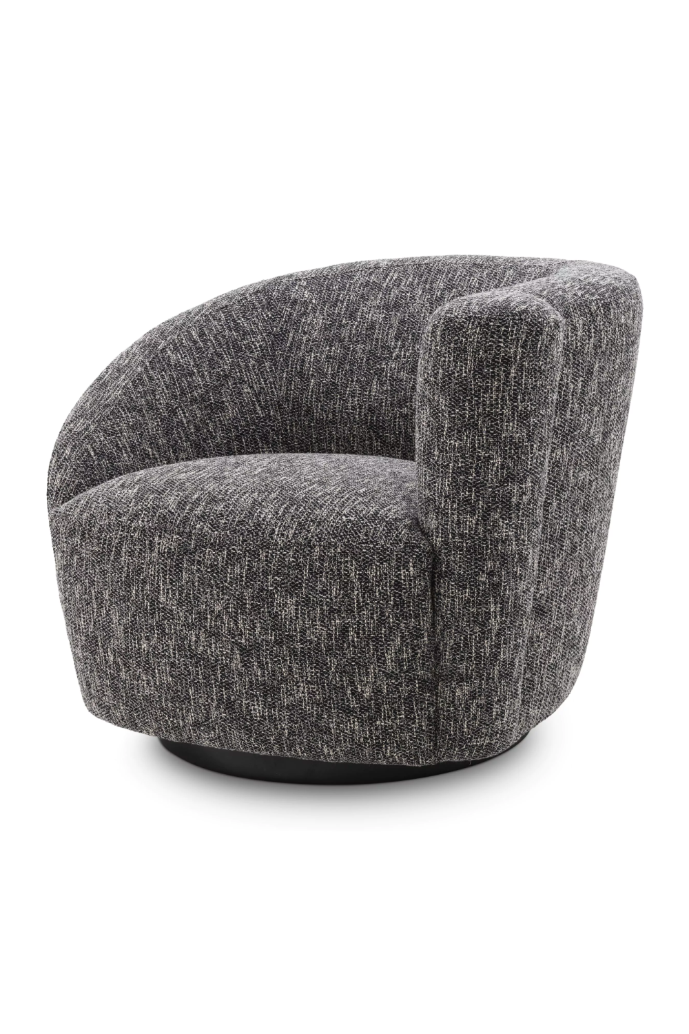 Black Asymmetrical Swivel Chair | Eichholtz Colin | Oroa.com