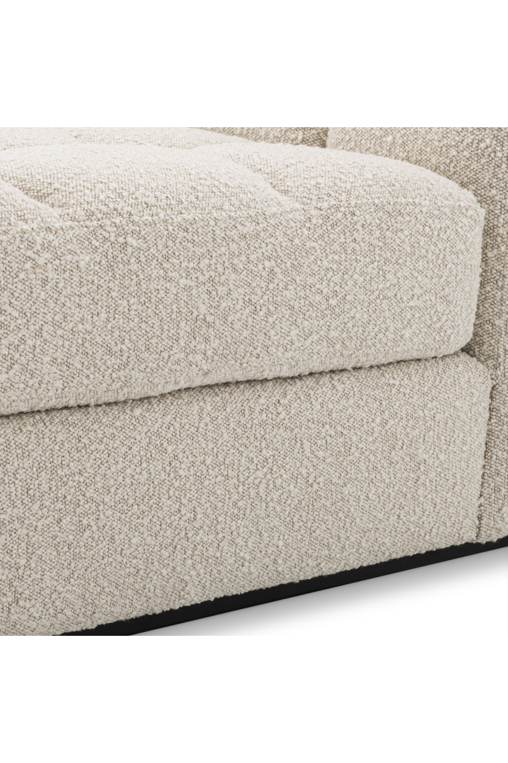 Cream Bouclé Corner Sofa | Eichholtz Dean | Oroa.com