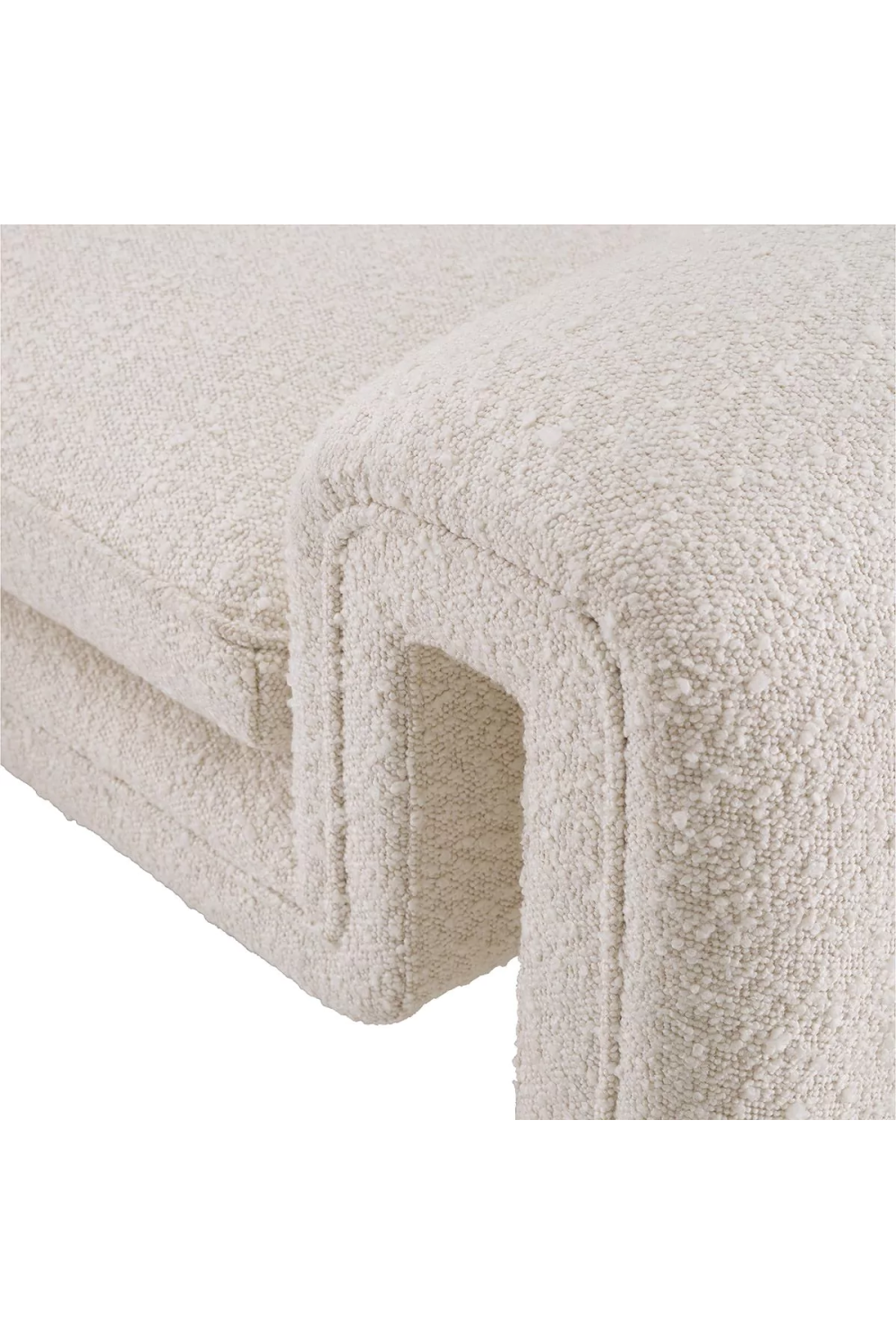 Luxurious Contemporary Bouclé Bench | Eichholtz Tondo | Oroa.com