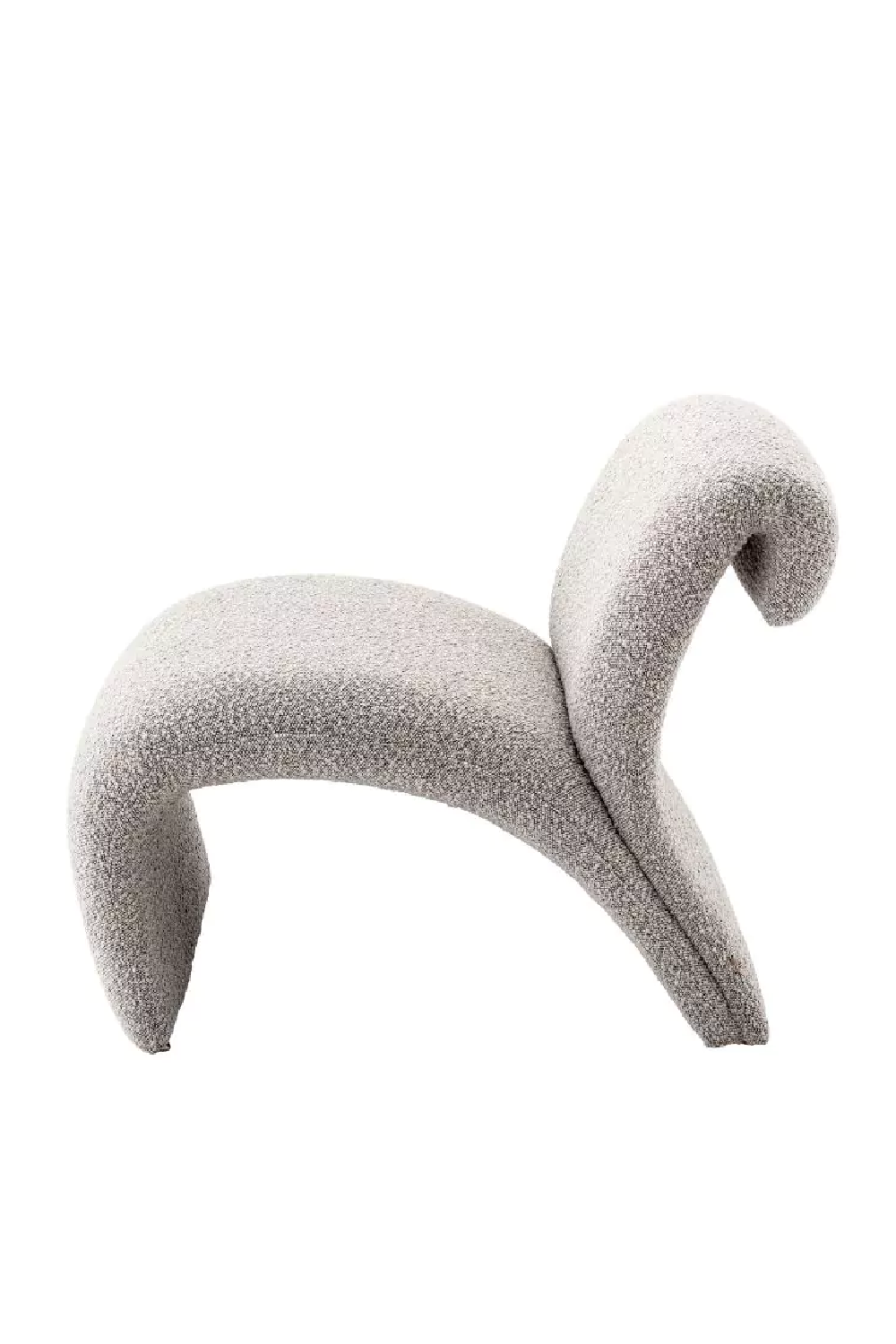 Bouclé Free Flowing Accent Chair | Eichholtz Vignola | Oroa.com