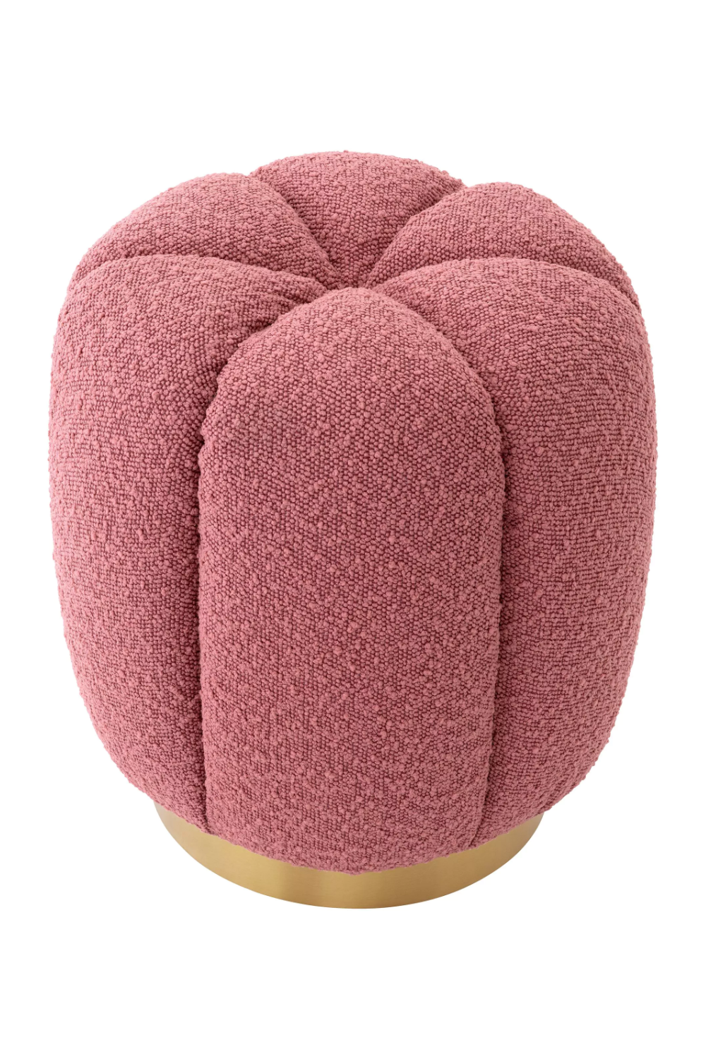 Modern Bouclé Stool | Eichholtz Stool Orchanic | Oroa.com
