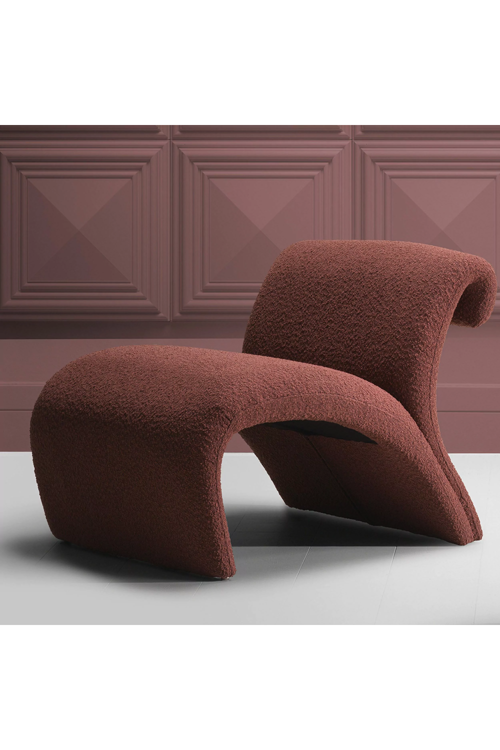 Bouclé Free Flowing Accent Chair | Eichholtz Vignola | Oroa.com