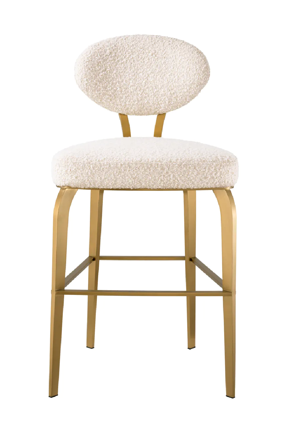 Boucl Cream Counter Stool Eichholtz Dorrego