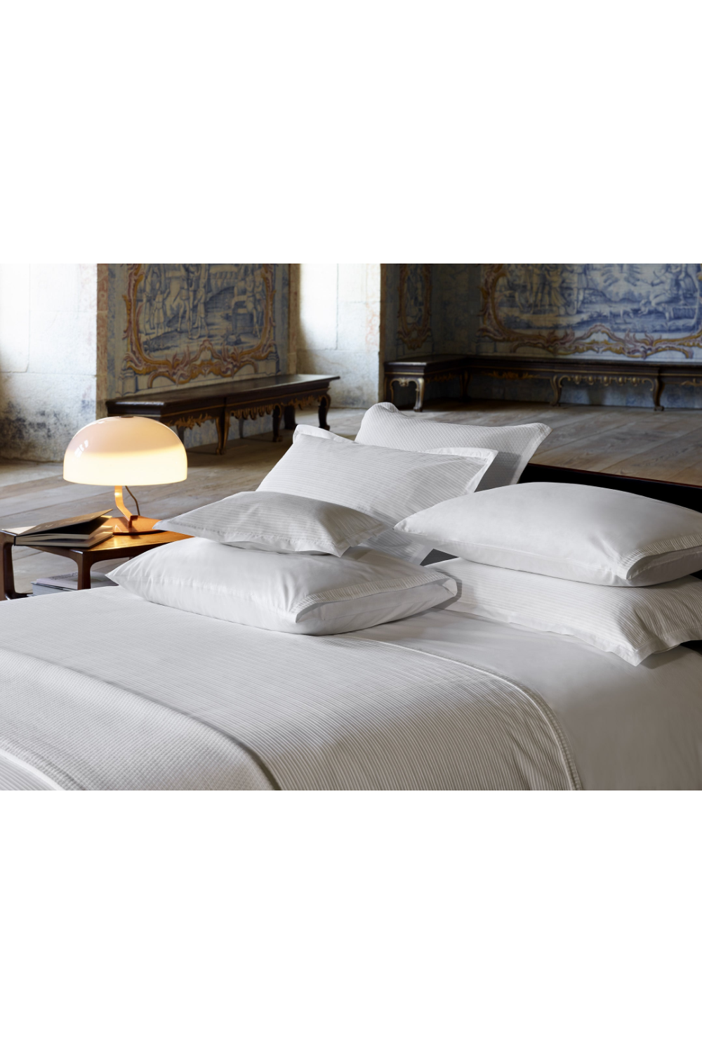 200TC Pleated Percale Pillowcase Set | Amalia Home Luna | Oroa.com