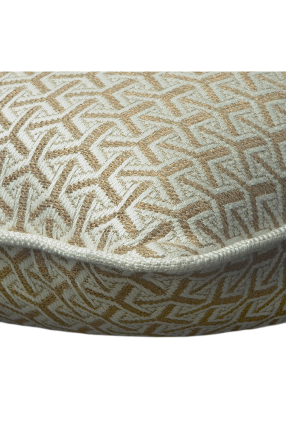 Geometric Cushion with Cream Piping | Andrew Martin Monte | OROA