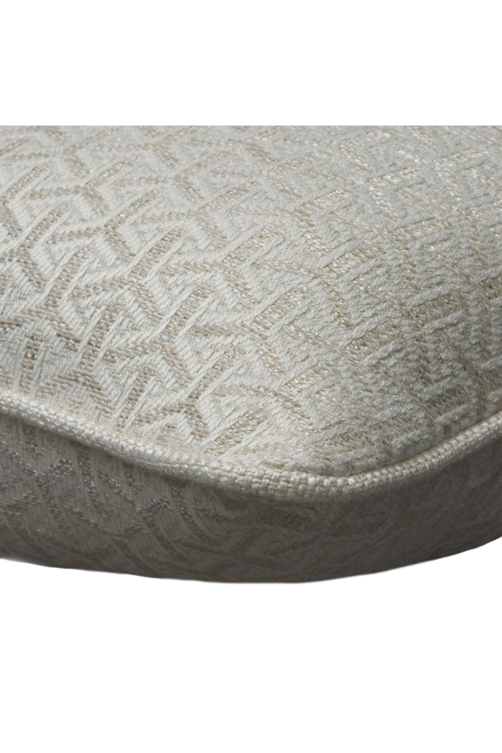 Geometric Cushion with Cream Piping | Andrew Martin Monte | OROA