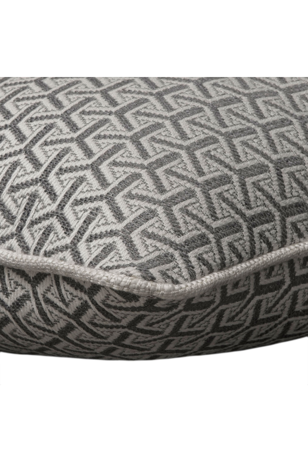 Geometric Cushion with Cream Piping | Andrew Martin Monte | OROA