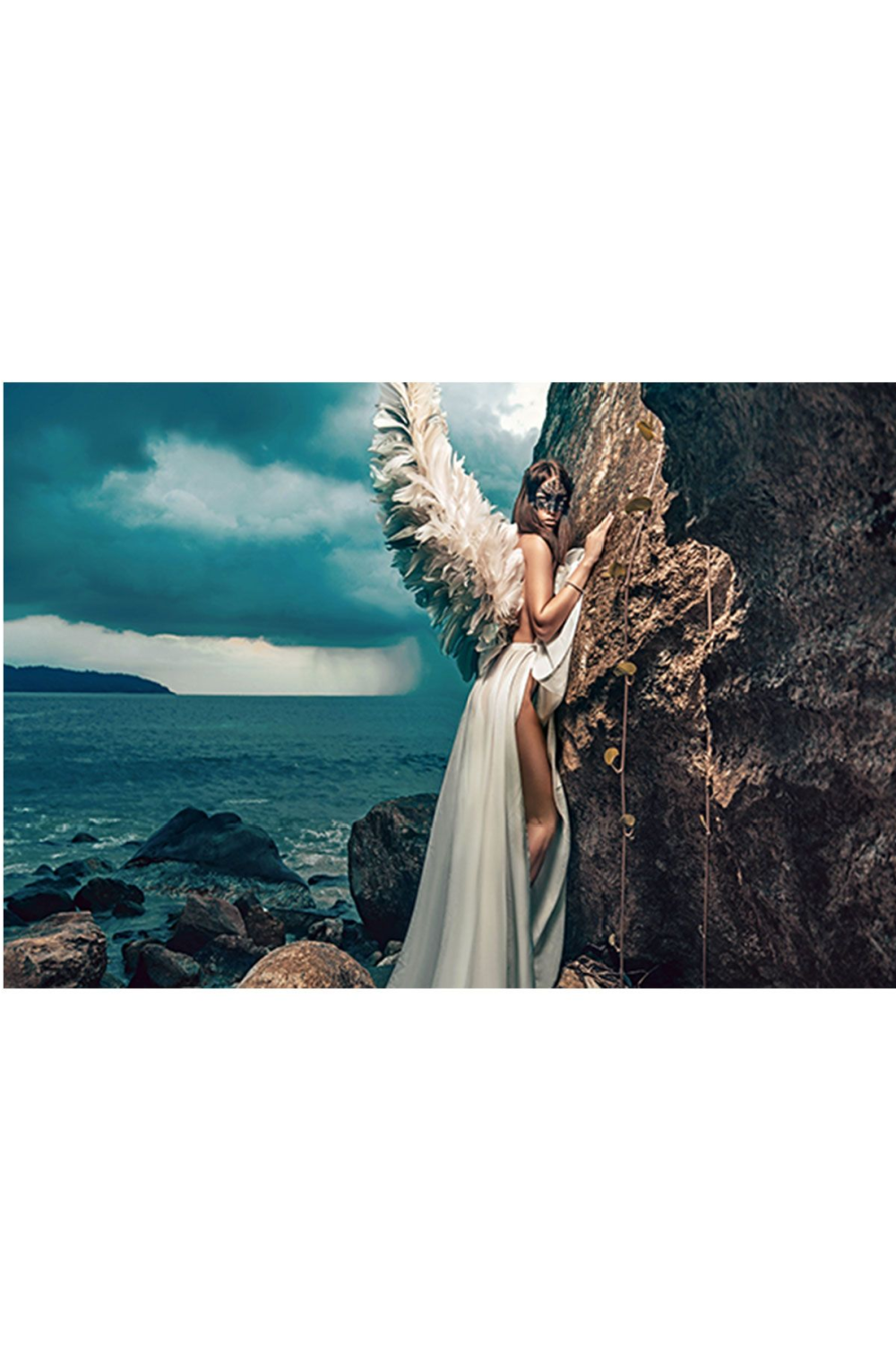 Female Angel Photographic Artwork | Andrew Martin A Storm Is Coming | Oroa.com