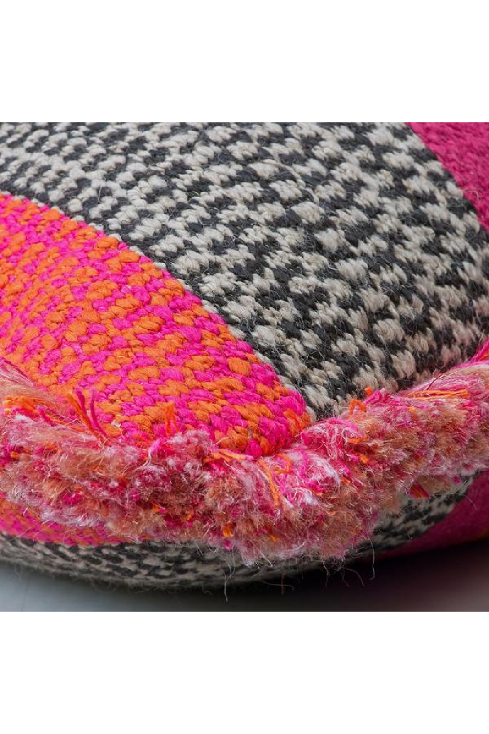 Orange Striped Cushion | Andrew Martin Llama | OROA