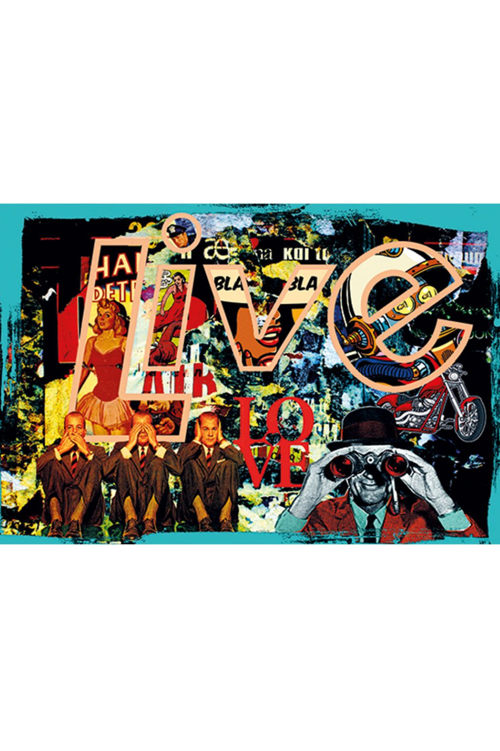 Grafitti Inspired Photographic Art | Andrew Martin Live Love | Oroa.com.