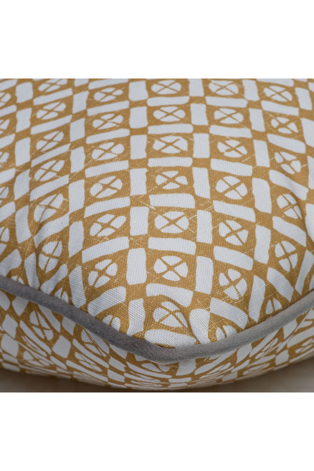 Diamond Patterned Outdoor Throw Pillow | Andrew Martin Audley | OROA
