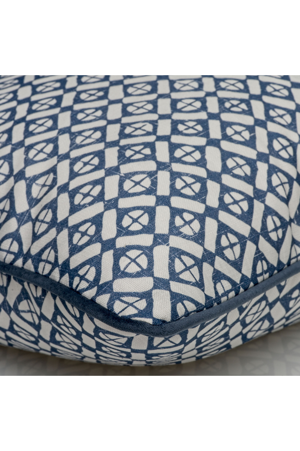 Diamond Patterned Outdoor Throw Pillow | Andrew Martin Audley | OROA