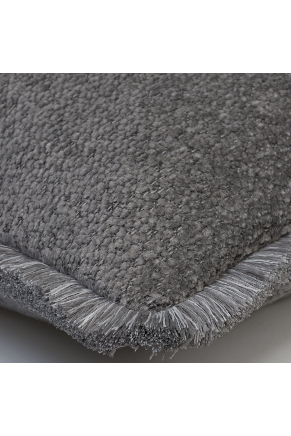 Chenille Fringed Outdoor Cushion | Andrew Martin Olmo | Oroa.com