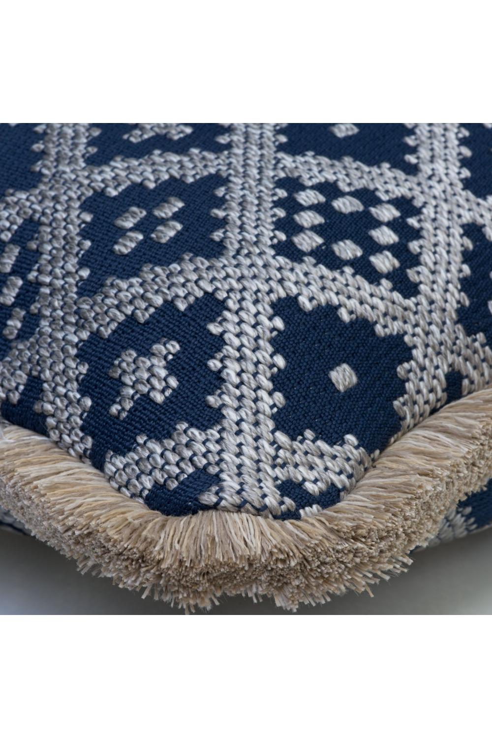 Geometric Patterned Outdoor Cushion | Andrew Martin Erba | Oroa.com